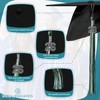 Endea Graduation Mixed Triple Color Tassel with Silver Bling Charm