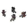 4Pcs Dinosaur Motorbike Toy Motorcycle PVC Pull Car Home Decoration
