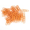 3 Boxes Paper Clip Orange Small Portable Shaped Cute Pin