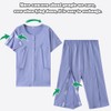 DURASIKO Unisex Bedridden Patient Clothing,Patient Pants,Tear Away Pants,Soft Cotton Material,Hospital