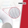 SPARES2GO Extra Long Vent Hose & Screw Clips Kit for