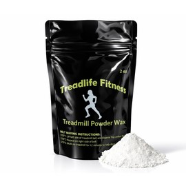 TreadLife Fitness Powder Wax - Dry Treadmill Belt Wax - 2oz - 3+ Applications