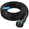 Maximm 360° Rotating Flat Plug Extension Cord 25 feet Flat