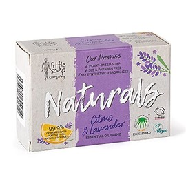Little Soap Company Naturals Range - Bar Soap | Refreshing Cleansing Soap bars (Citrus & Lavender)