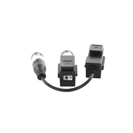 Hikvision Kit DE TRANSCEPTOR BALLUNS DS-1H18S/E(C) TURBOHD con Boton Push hasta 8 MP (4K) SOPORTA HD-TVI/AHD/CVI/CVBS/Audio por COAXITRON