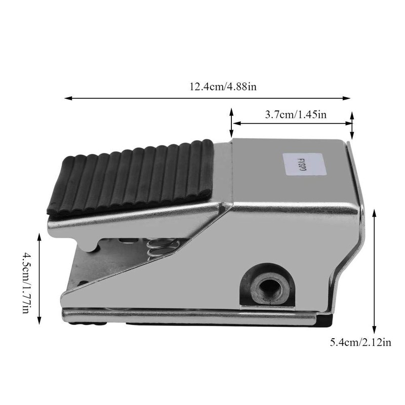 Pneumatic Foot Pedal Valve, FV-320 G1/4 Threaded 3 Way 2