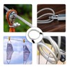 2pcs Security Bike Lock Double Loop Steel Security Lock Chain