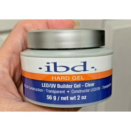 ibd Hard Gel LED/UV Builder Gel Clear 56g 2oz #61178