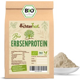 Organic Pea Protein | 1 kg | 80% Protein Content | Vegan Protein Powder | Direct from Achterhof