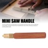 Hand Saw Handle Brass Mini Handle Hex Shape, Sour Branch