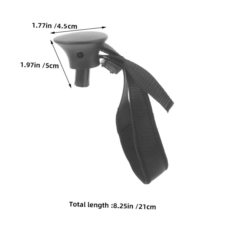 Kisangel 2pcs Adjustable Cane Wrist Strap with Antislip Grip for