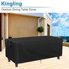 Kingling Funda para mesa de comedor al aire última intervensión,