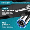 Libraton Hollow Nut Driver, Power Nut Driver Set 9/16", 12