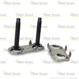 Genuine Flexco 140E Quick-Fit Conveyor Belt Fasteners | #20000 | Steel | Box of 25 | 3/16" to 7/16" | Includes Bonus Belt Smart Belt Repair Gauge – Durable & Reliable Fastening Solution