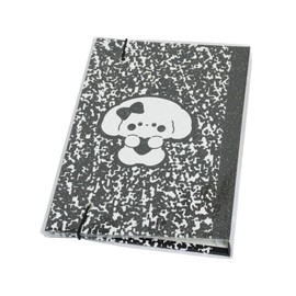 Photocard Kpop Binder 25 Sheets 200 Pockets 4 Inch Photo Album Sleeves in Loose Leaf Refillable Personal A5 6 Rings Binder Scrapbook Card Protectors Sleeve Pages(Black with waterproof case)