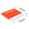 Luxshield Foil Squeegee Mini Squeegee with Imitation Leather Edge -