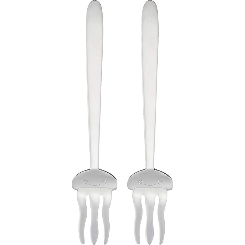 Nagao Petite Marine Stainless Steel Cutlery, Jellyfish Fork, Set of