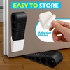 Rubber Door Stops Wedge with Holder,2Pcs Anti-Slip Rubber Door Stop