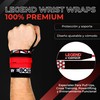 BOLD TRIBE Muñequeras Legend Ajustables - Muñequeras Gym - Protección