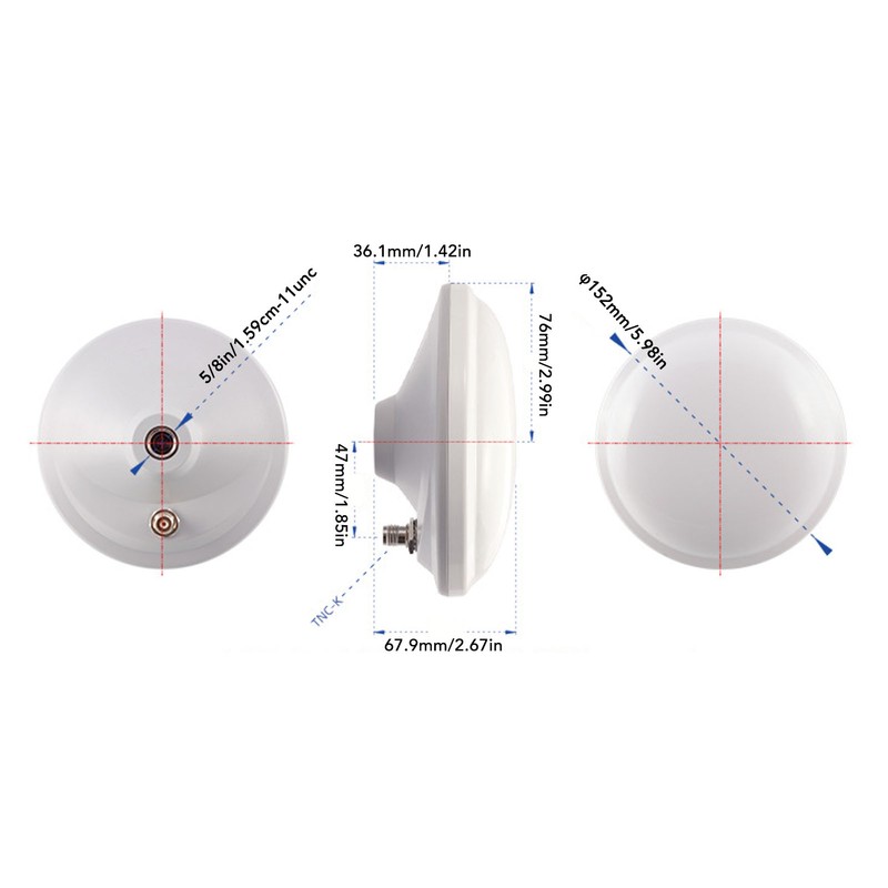 GNSS Surveying Antenna Full Band High Accuracy IP67 Waterproof Navigation