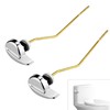 1pcs Universal Toilet Flush Lever Handle, Side Mount, Brass Material,