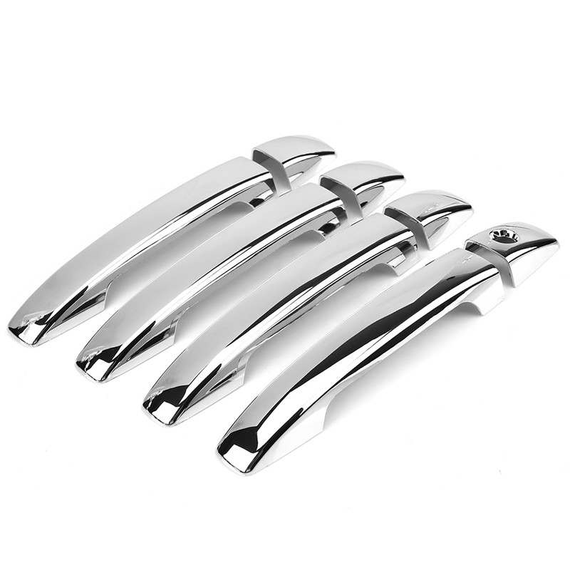8 pcs Car Chromium Electroplating Door Handle Cover Trim for