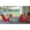 Leigh Country Red Adirondack Chair for Patio, Deck or Yard