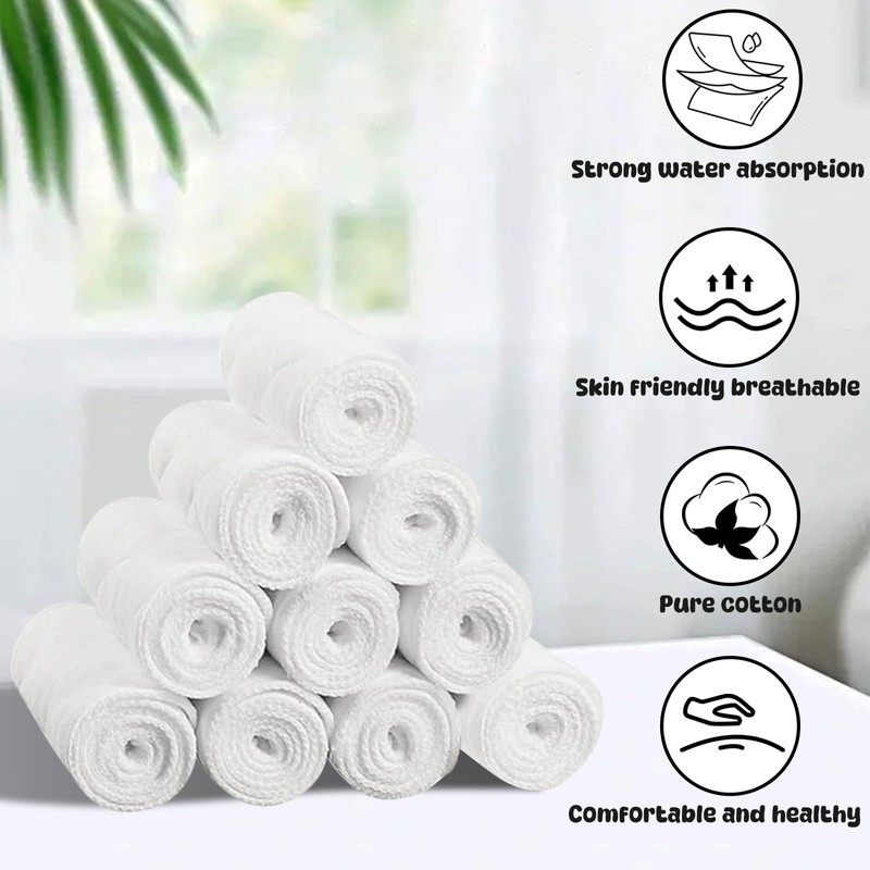 UptVin Pack of 10 Reusable Bra Inserts Cotton, Bra Inserts