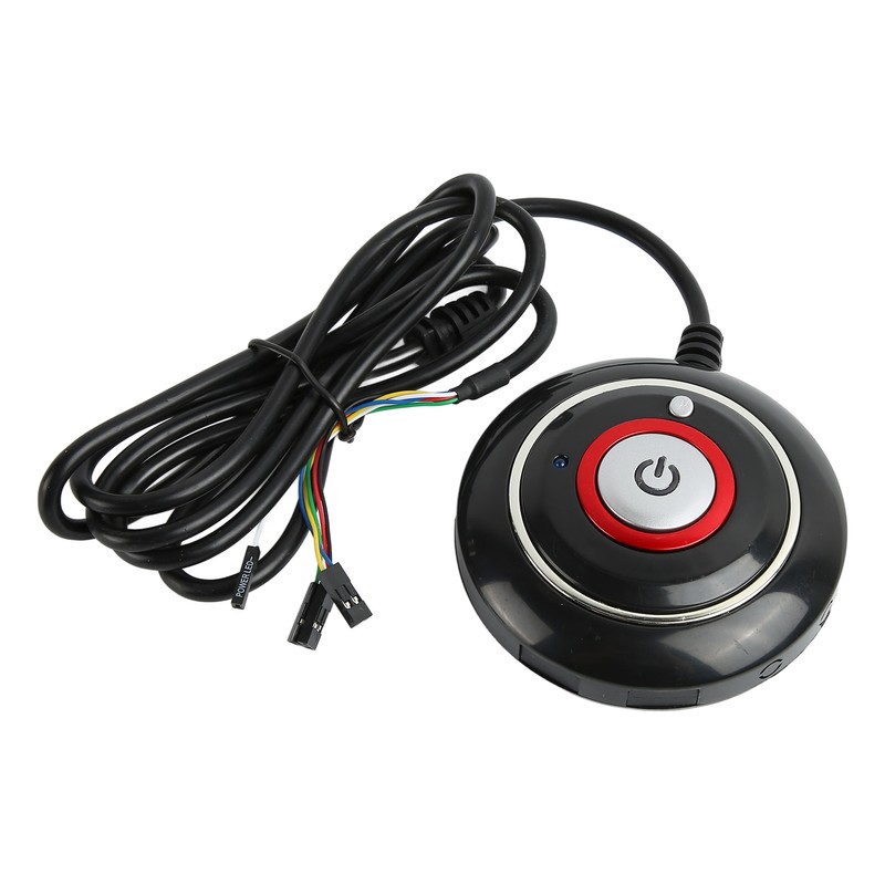 PC Power Button Strong ABS Light Weight Simple Installation Plug