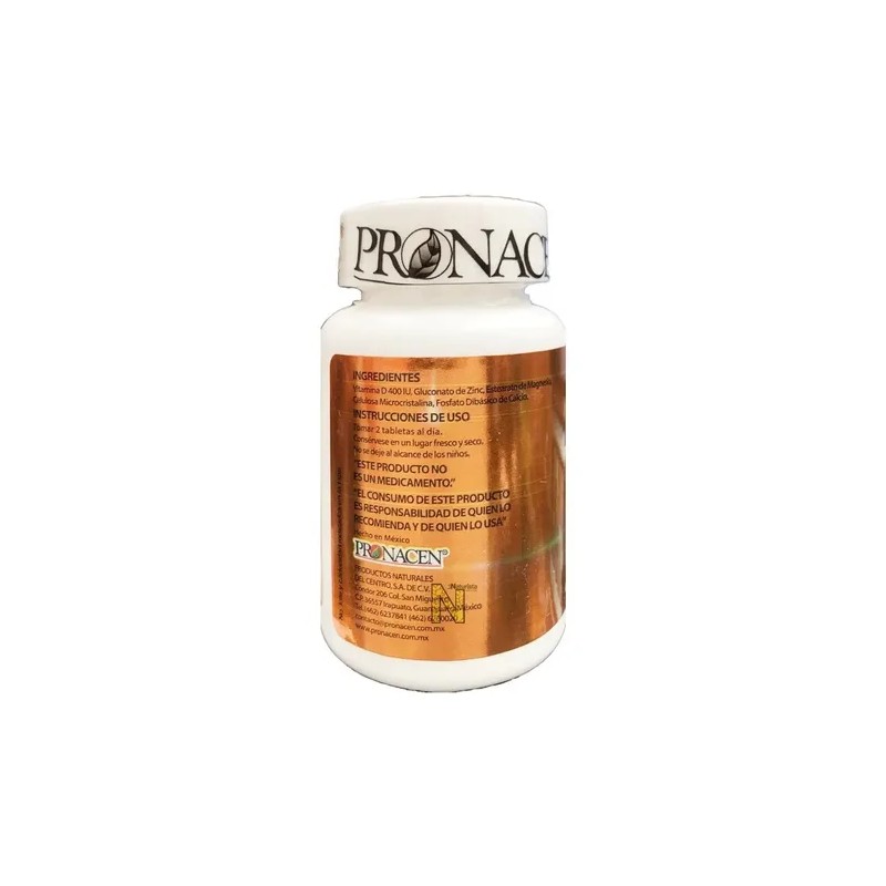 Vitamina D + Zinc (90 Tabletas) Pronacen