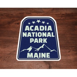 Acadia National Park Decal Sticker Vinyl 3" Maine Laptop Bumper