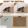 sourcing map 20Pcs Picture Hangers, Frame Back Fasteners with Screws,