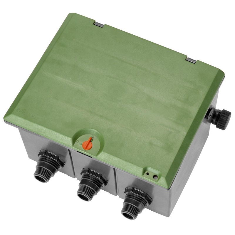Gardena connecting sleeve, long: Coupling for secure valve box connection,