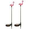 Tricod E2183 Solar Pink Flamingo Garden Stake Color Change LED