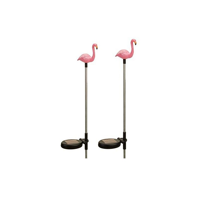 Tricod E2183 Solar Pink Flamingo Garden Stake Color Change LED