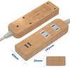 Extension Cord with USB Outlet, Rapid Charging, Power Strip, Stylish,