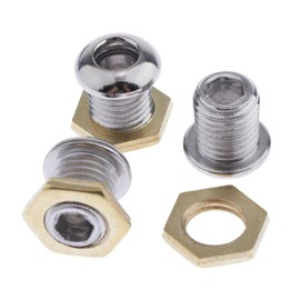 LEIPUPA Drum Strainer 10pack Drum W/Gasket Nut Tom Snare Drum Parts