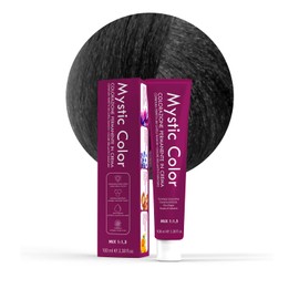 Mystic Colour Permanent Cream Dye with Argan Oil and Marigold - Long-Lasting Hair Colour - Super Light Blonde Colour 9-100 ml