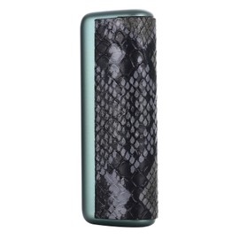 Interchangeable Leather Case Compatible with IQOS ILUMA PRIME, PU Leather Case Only for IQOS ILUMA PRIME.(Black Serpentine)