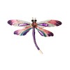 Soumimi Purple Dragonfly Brooch Pin Rhinestones Crystal Dragonfly Brooches Enamel