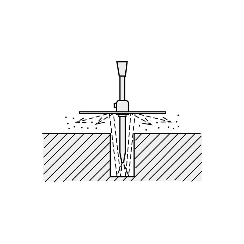 ベッセル(VESSEL) エアーダスター 防塵プレート付ロングノズル AD-2 100P