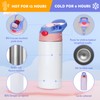 QUIXELL-SH 6 Pack Kids Sublimation Tumbler with Lid and Straw
