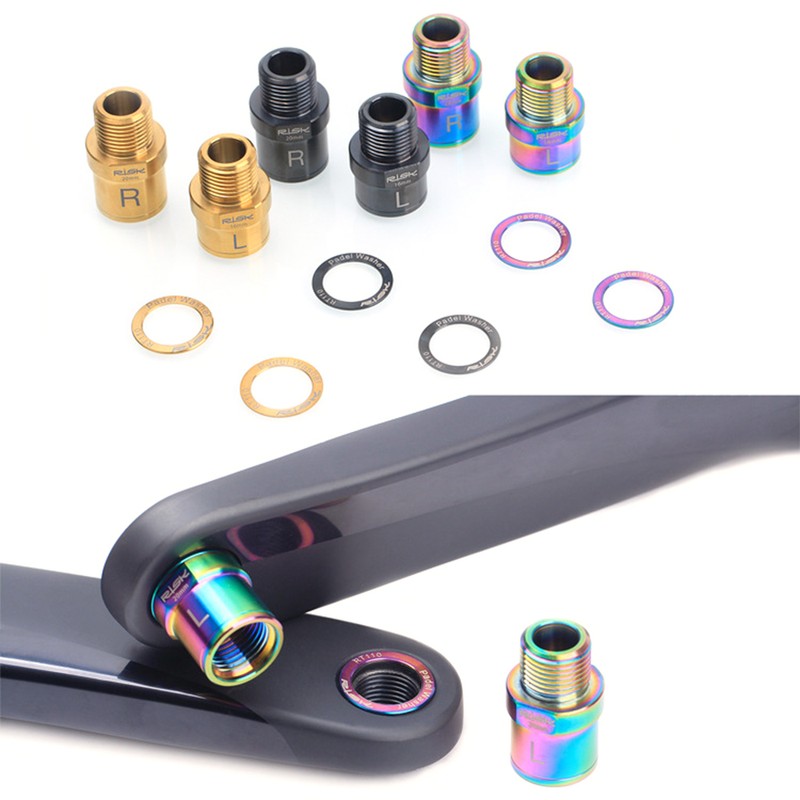 Bike Pedal Extender Cycle Pedals Adapters Bike Pedal Extension Shaft