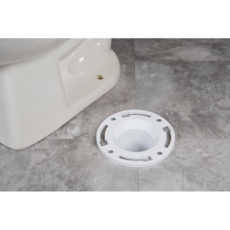 Oatey 4 in. PVC Twist-N-Set Closet Flange