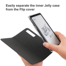 MITER - Funda 2 en 1 para Onyx Boox Palma 2 / Palma 1, cubierta magnética desmontable y funda interior de jalea de TPU compatible con MagSafe con imanes integrados con función de encendido y apagado