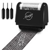 Miseyo Identity Theft Protection Roller Stamp Set - Black (Incleded