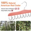 TOPIA HANGER Bra Hangers for Closet Organizer, Cedar Wooden Hangers