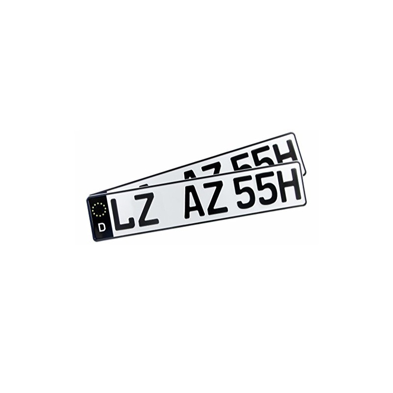 Decus-Shop Number Plate Sticker, EU Sticker, JDM Europe Number Plate