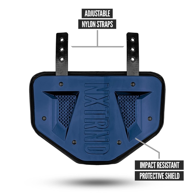 Nxtrnd Football Back Plate, Professional Football Backplates for Shoulder Pads