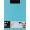 APLI 17206 Clipboard with Flap Premium Blue A4